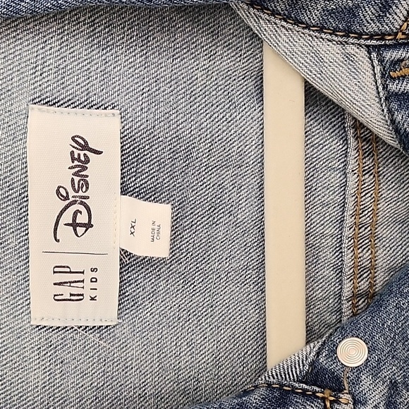 Gap Disney Mickey Mouse Icon Denim Jacket llX Kids- Women's Size Medium - Picture 13 of 16